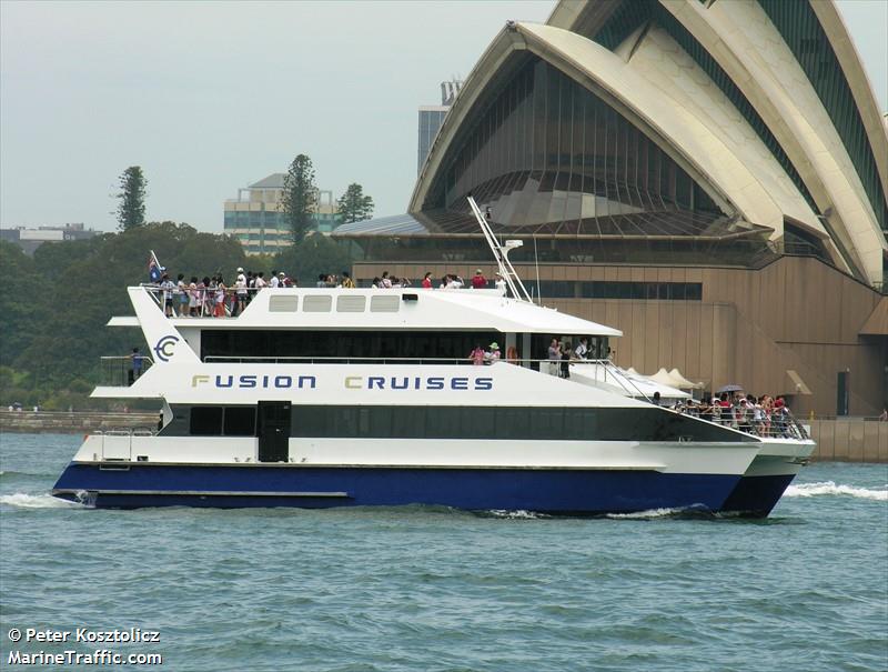 fusion cruises (Passenger ship) - IMO , MMSI 503040230, Call Sign 22741 under the flag of Australia