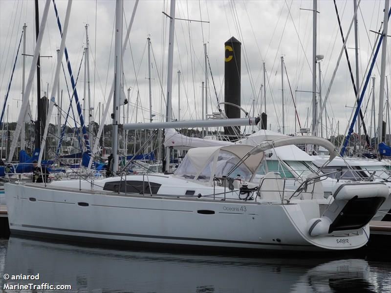 bangor (Sailing vessel) - IMO , MMSI 227137030, Call Sign FAA5845 under the flag of France