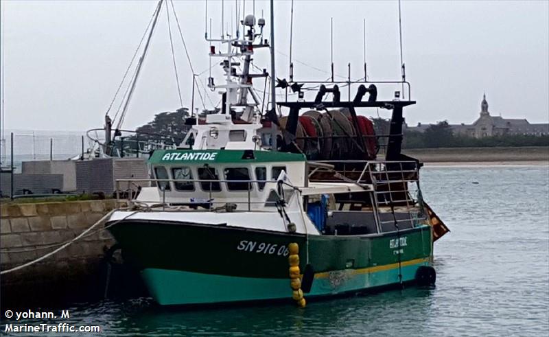 fv atlantide (Fishing vessel) - IMO , MMSI 227612990, Call Sign FGD9930 under the flag of France