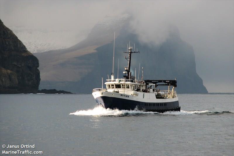 ritan (Passenger ship) - IMO , MMSI 231095000, Call Sign XPWI under the flag of Faeroe Islands