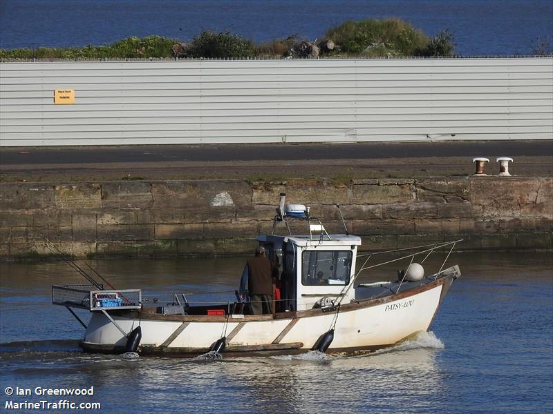 patsy-lou (Pleasure craft) - IMO , MMSI 235101147, Call Sign 2GWS8 under the flag of United Kingdom (UK)