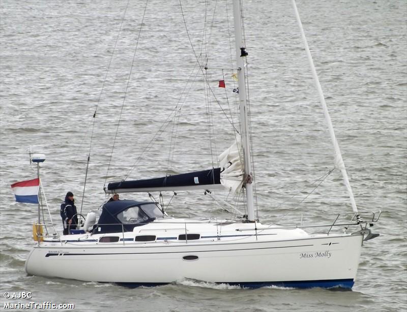 miss molly (Sailing vessel) - IMO , MMSI 244770383, Call Sign PG7999 under the flag of Netherlands