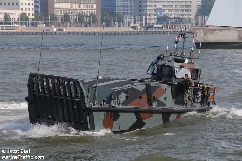 lcvp l-9574 (Military ops) - IMO , MMSI 245321000, Call Sign PAYU under the flag of Netherlands