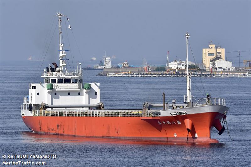 no.8 eikatsu maru (Cargo ship) - IMO , MMSI 431006265, Call Sign JD3843 under the flag of Japan