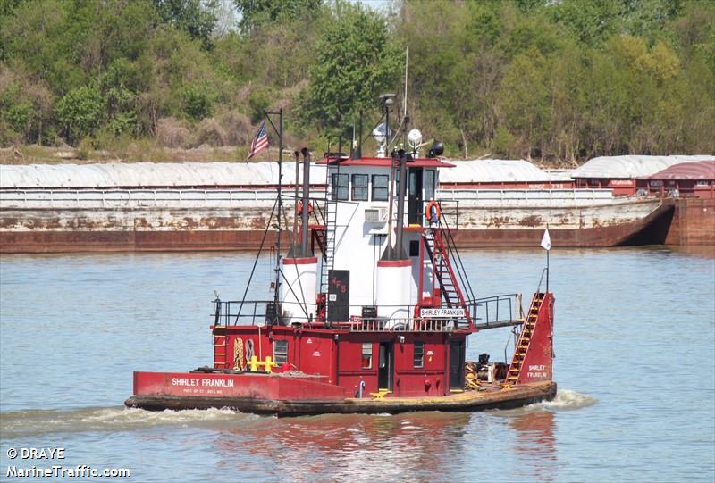 shirley franklin (Towing vessel) - IMO , MMSI 367654060, Call Sign WDH8040 under the flag of United States (USA)