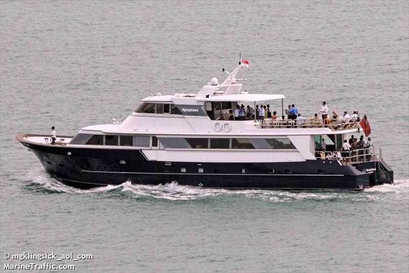 nymphaea (Pleasure craft) - IMO , MMSI 533001910, Call Sign 9MDZ8 under the flag of Malaysia