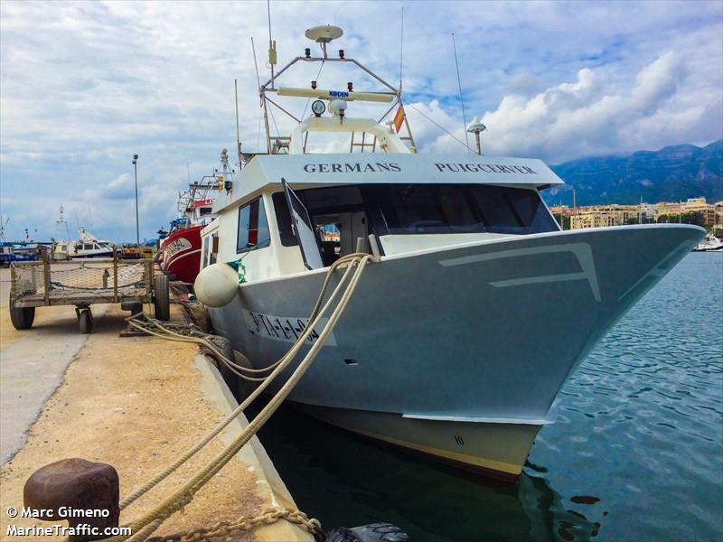 germans puigcerver (Fishing vessel) - IMO , MMSI 224324970 under the flag of Spain