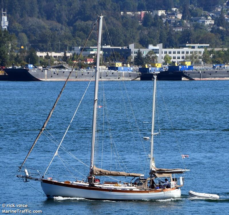 llyr (Sailing vessel) - IMO , MMSI 316014150, Call Sign CFN7238 under the flag of Canada