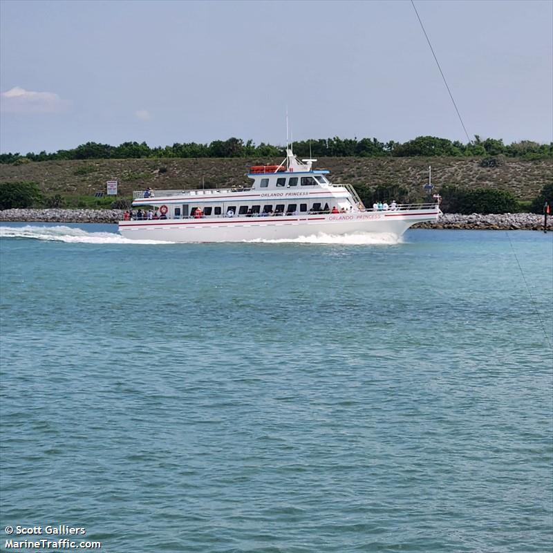 orlando princess (Passenger ship) - IMO , MMSI 368037490, Call Sign WDK2643 under the flag of United States (USA)