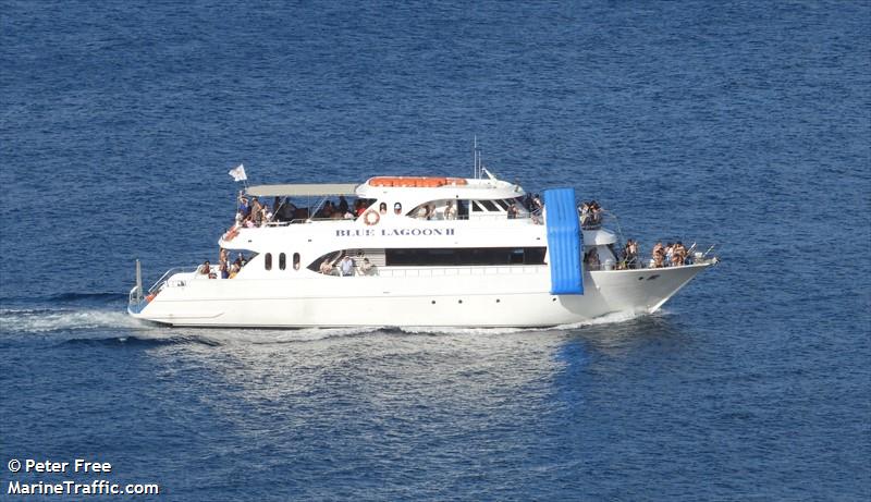 blue lagoon ii (Passenger ship) - IMO , MMSI 212983119 under the flag of Cyprus