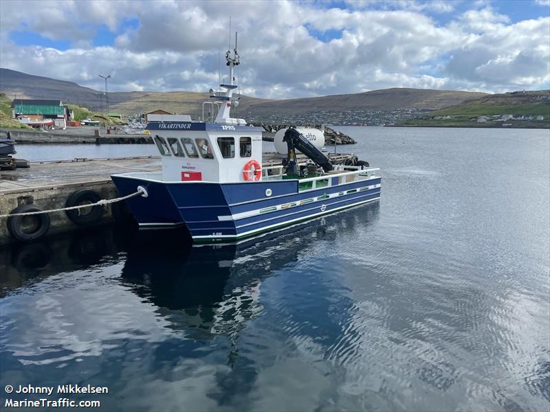 vikartindur (Towing vessel) - IMO , MMSI 231148000, Call Sign XPRS under the flag of Faeroe Islands