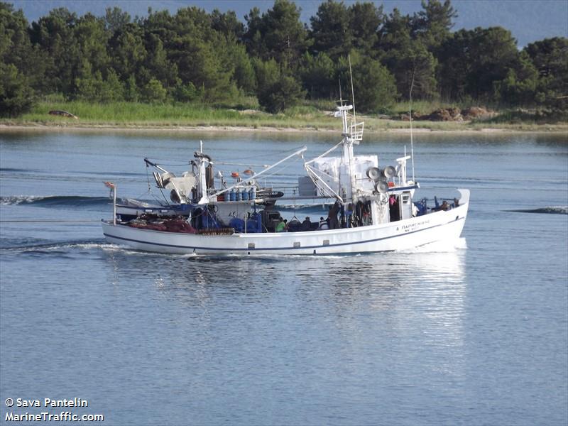 dimitrios parmenidis (Fishing vessel) - IMO 8788206, MMSI 239085000, Call Sign SV7684 under the flag of Greece
