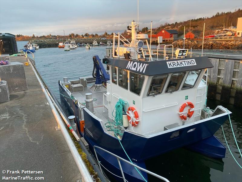 kraaktind (Cargo ship) - IMO , MMSI 257124160, Call Sign LH4342 under the flag of Norway