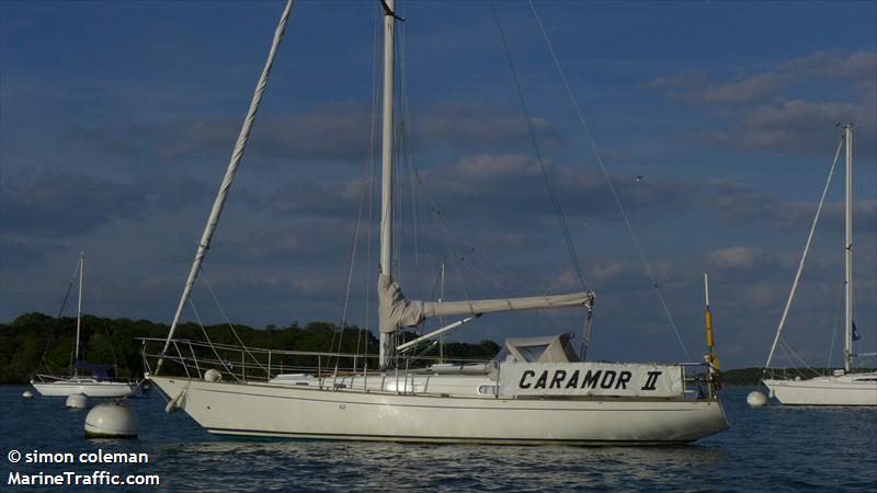 caramor ii (Sailing vessel) - IMO , MMSI 235104112, Call Sign MGCB7 under the flag of United Kingdom (UK)