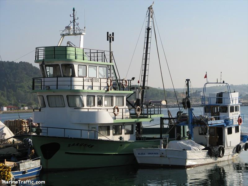 berat reis (Fishing vessel) - IMO , MMSI 271072418, Call Sign TCA2207 under the flag of Turkey