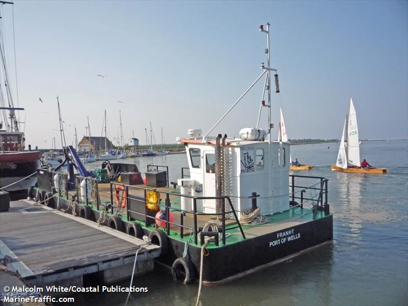 frank - t (Port tender) - IMO , MMSI 235084665 under the flag of United Kingdom (UK)