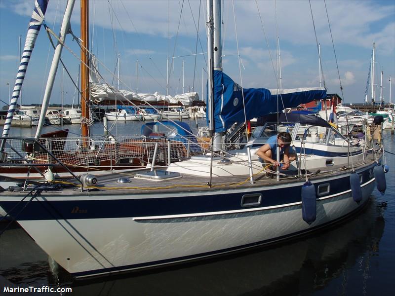 papillon (Sailing vessel) - IMO , MMSI 244110976, Call Sign PF2393 under the flag of Netherlands