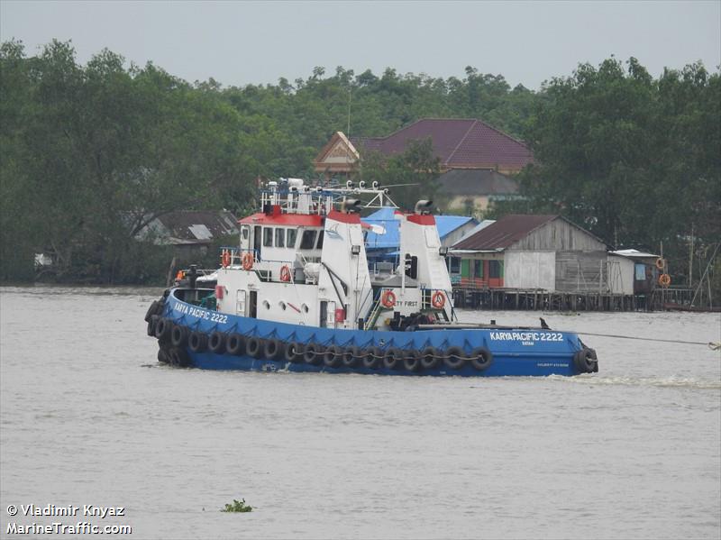 karya pacific 2222 (Tug) - IMO , MMSI 525201158, Call Sign YDB3282 under the flag of Indonesia