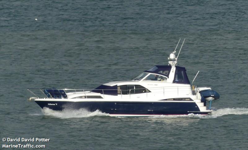 athena v (Pleasure craft) - IMO , MMSI 235076528, Call Sign 2CXE6 under the flag of United Kingdom (UK)