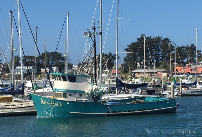 miss heidi (Fishing vessel) - IMO , MMSI 367027360 under the flag of United States (USA)