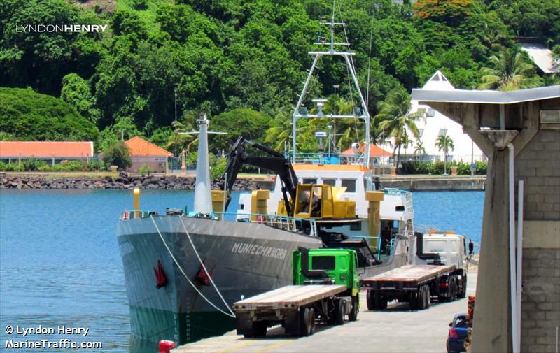 munie chandra (Cargo ship) - IMO , MMSI 750000051 under the flag of Guyana