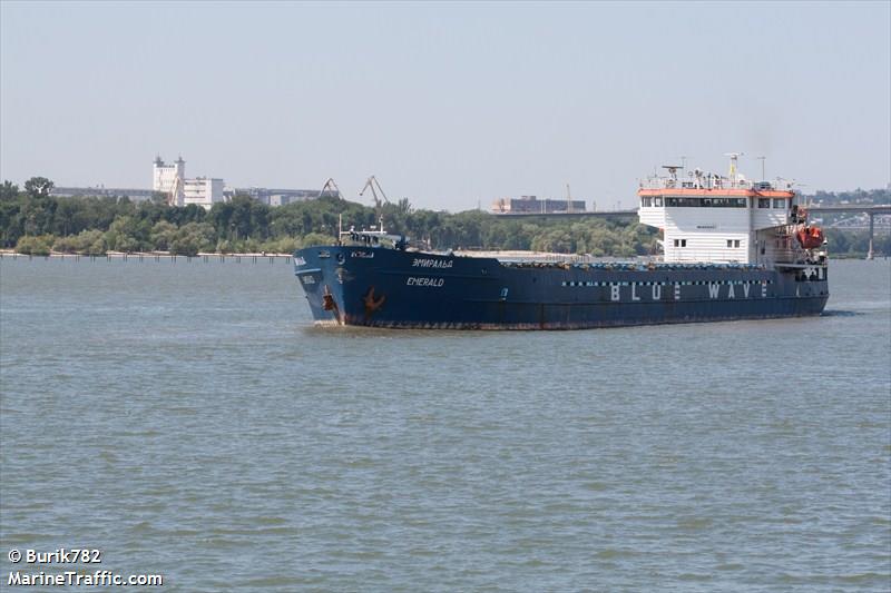 emerald (General Cargo Ship) - IMO 8935407, MMSI 273447370, Call Sign UDYW under the flag of Russia