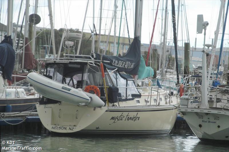 mystic traveler (Sailing vessel) - IMO , MMSI 512004253, Call Sign ZMT7216 under the flag of New Zealand