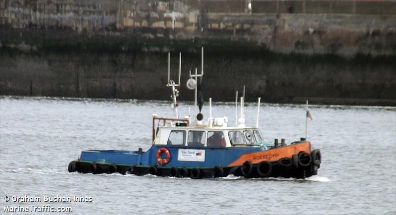 roerdomp (Dredging or UW ops) - IMO , MMSI 232004487 under the flag of United Kingdom (UK)