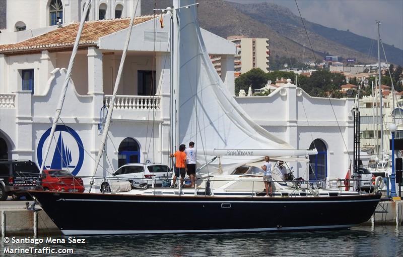 bon vivant (Sailing vessel) - IMO , MMSI 232010240, Call Sign MBP18 under the flag of United Kingdom (UK)