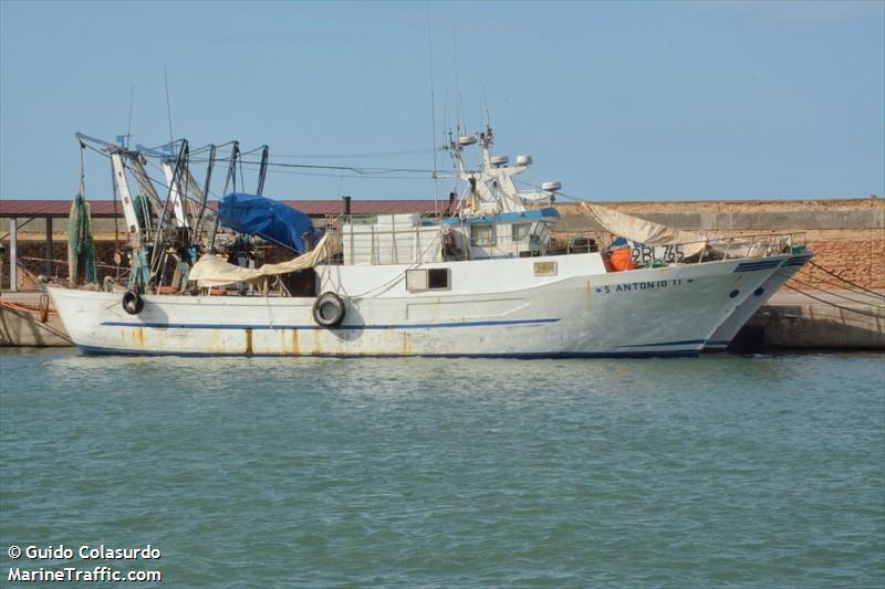 s.antonio secondo (Fishing vessel) - IMO , MMSI 247121170, Call Sign ITVG under the flag of Italy