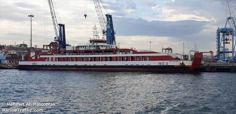 mf balikesir 10 (Passenger ship) - IMO , MMSI 271044139, Call Sign TCA3498 under the flag of Turkey