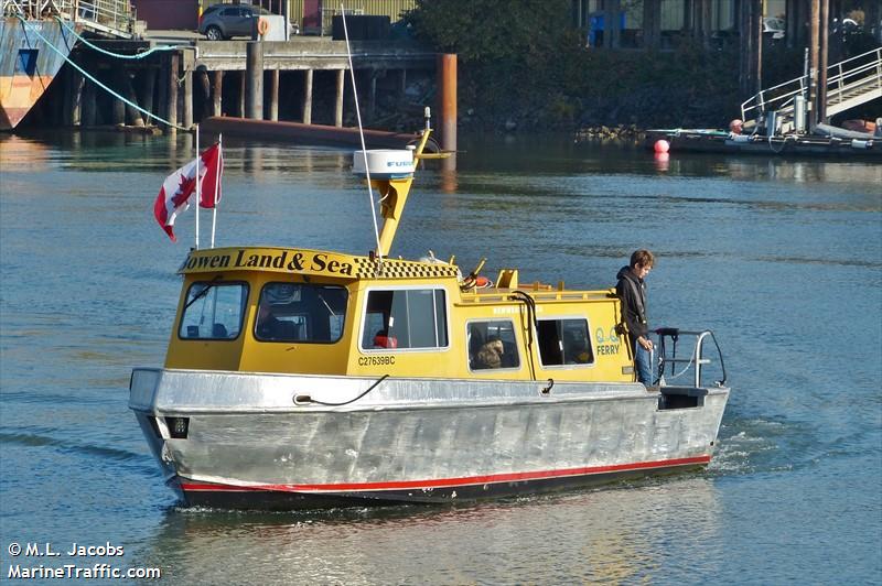 bowen belle (Passenger ship) - IMO , MMSI 316037111 under the flag of Canada