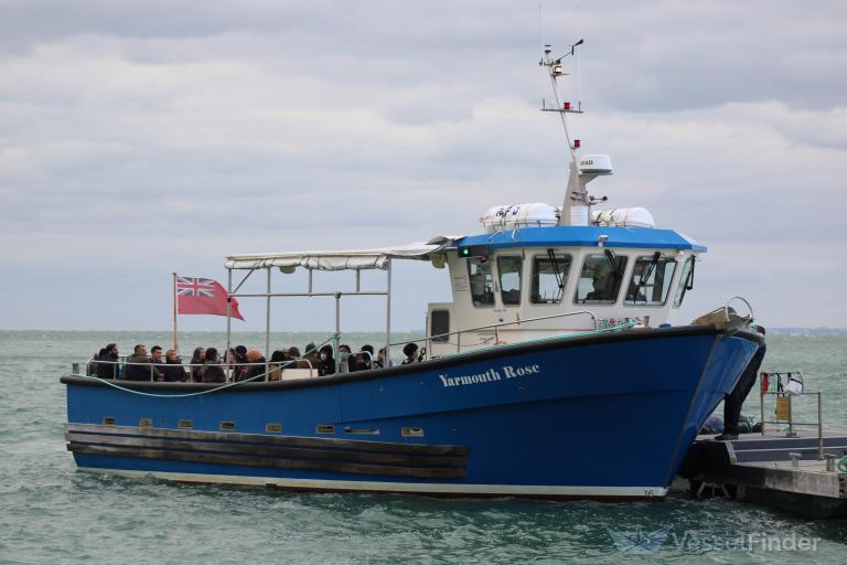 yarmouth rose (Passenger ship) - IMO , MMSI 235098078, Call Sign 2GKB4 under the flag of United Kingdom (UK)