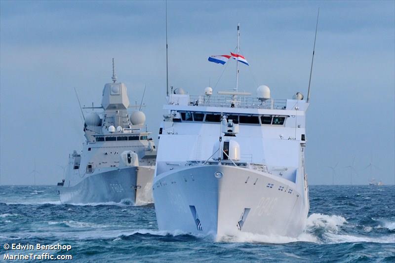 hnlms groningen (Patrol Vessel) - IMO 4601084, MMSI 245846000, Call Sign PAVD under the flag of Netherlands