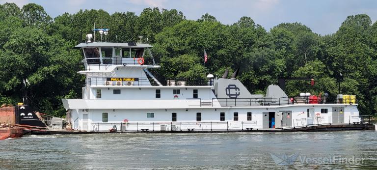 paula ruble (Towing vessel) - IMO , MMSI 367426860, Call Sign WDF2276 under the flag of United States (USA)