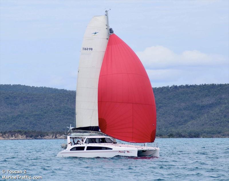 phase2 (Sailing vessel) - IMO , MMSI 503536700, Call Sign VJN3806 under the flag of Australia