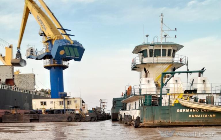 germano lazzaretti (Tug) - IMO , MMSI 710004128, Call Sign PU5172 under the flag of Brazil