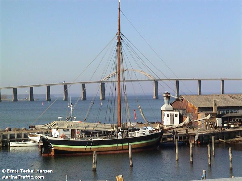 jensine af haderslev (Sailing vessel) - IMO , MMSI 219000933, Call Sign OWNP under the flag of Denmark