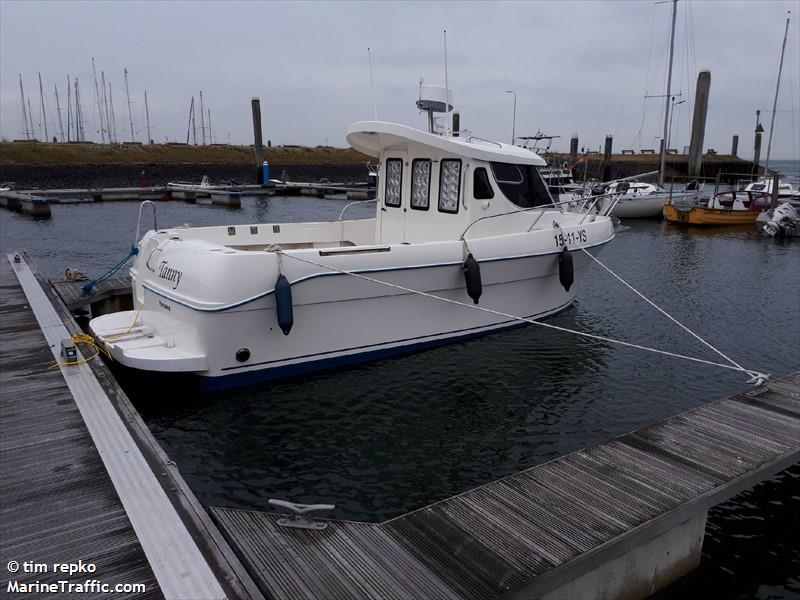 tanny (Pleasure craft) - IMO , MMSI 244170741, Call Sign PE4761 under the flag of Netherlands