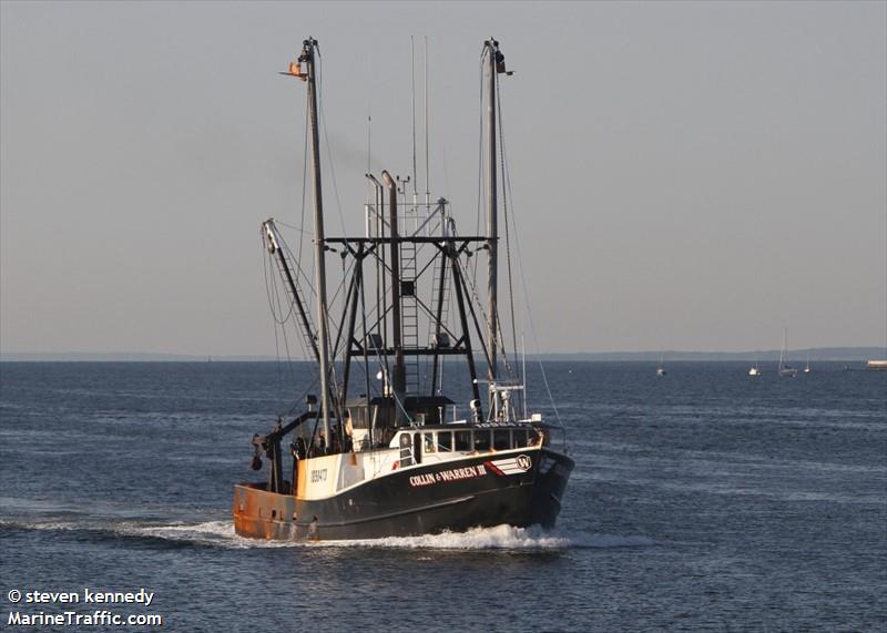 collin warren iii (Fishing vessel) - IMO , MMSI 367181760, Call Sign WDD7086 under the flag of United States (USA)