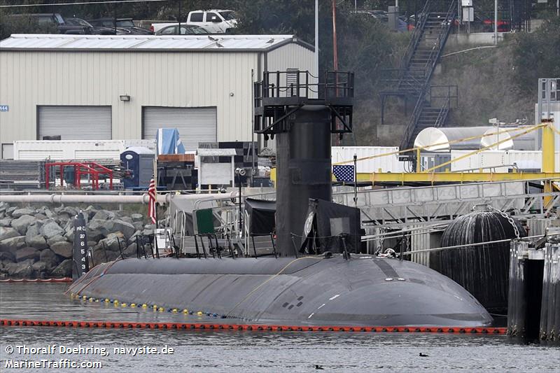 submarine (Military ops) - IMO , MMSI 369970172 under the flag of United States (USA)