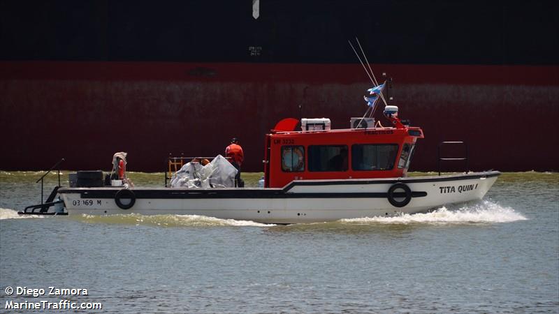 tita quin i (Pilot) - IMO , MMSI 701006653, Call Sign LW 3232 under the flag of Argentina