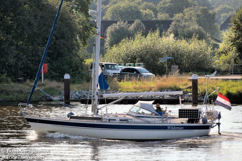 wildeman (Sailing vessel) - IMO , MMSI 244690080, Call Sign PF6186 under the flag of Netherlands