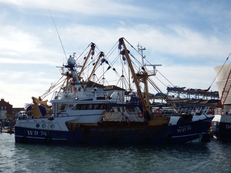 willie joe (Fishing vessel) - IMO , MMSI 250001333, Call Sign EIEI3 under the flag of Ireland