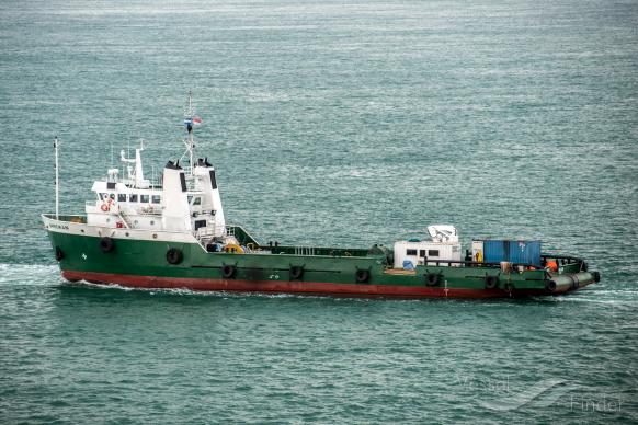 big horn river (Offshore Tug/Supply Ship) - IMO 7901954, MMSI 533000282, Call Sign 9MTR3 under the flag of Malaysia