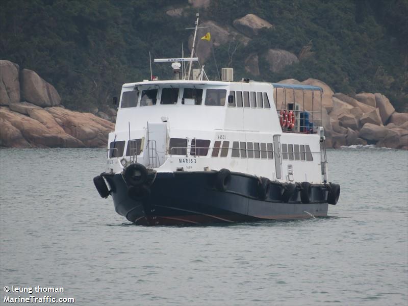 maris 3 (Passenger ship) - IMO , MMSI 477995492, Call Sign VRS4841 under the flag of Hong Kong