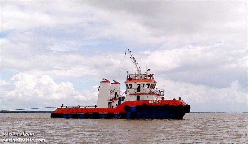 bsp 04 (Tug) - IMO , MMSI 525007282 under the flag of Indonesia