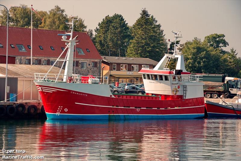 charlotte (Cargo ship) - IMO , MMSI 219009081, Call Sign OVPX under the flag of Denmark