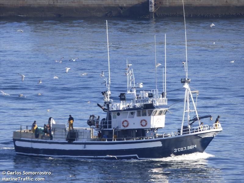 4 cabo naval (Fishing vessel) - IMO , MMSI 224003530, Call Sign EA7854 under the flag of Spain