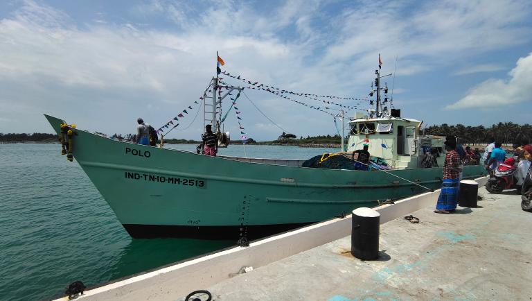 polo fishing boat (Fishing vessel) - IMO , MMSI 419341070 under the flag of India